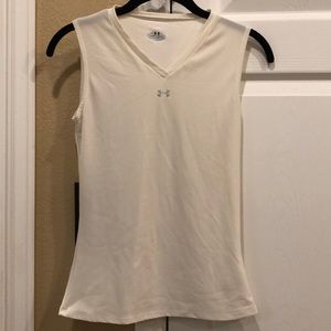 White Under Armour tank